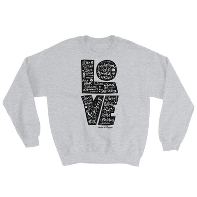 LOVE Is Patient - Men's Sweatshirt-Sport Grey-S-Made In Agapé
