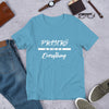 Prayers Above Everything - Cozy Fit Short Sleeve Tee-Ocean Blue-S-Made In Agapé