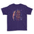 Agapé Feathers and Wings - Youth Short Sleeve Tee-Purple-XS-Made In Agapé