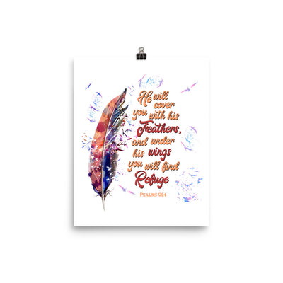Agapé Feathers And Wings - Poster-8×10-Made In Agapé