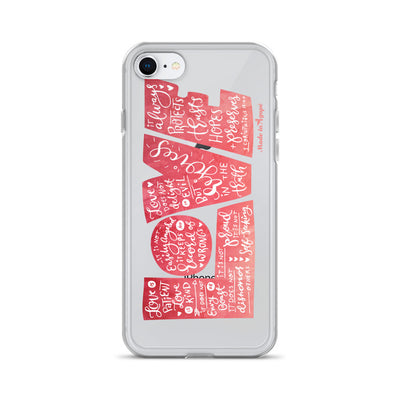 LOVE Protects - iPhone Case-iPhone 7/8-Made In Agapé