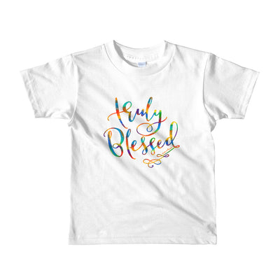 Truly Blessed - Kids T-Shirt-White-2yrs-Made In Agapé