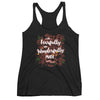 Fearfully And Wonderfully Made - Ladies' Triblend Racerback Tank-Vintage Black-XS-Made In Agapé