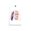 Agapé Feathers And Wings - Poster-12×18-Made In Agapé