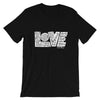 LOVE Protects - Cozy Fit Short Sleeve Tee-Black Heather-XS-Made In Agapé
