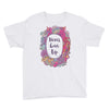 Never Give Up - Youth Short Sleeve Tee-White-XS-Made In Agapé