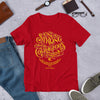 Be Strong and Courageous - Unisex Crew-Red-S-Made In Agapé
