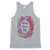 Never Give Up - Unisex Tank-Heather Grey-XS-Made In Agapé