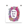 Never Give Up - Poster-12×12-Made In Agapé