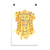 Kind Words Like Honey - Poster-24×36-Made In Agapé