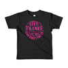 Give Thanks In All Circumstances - Kids T-Shirt-Black-2yrs-Made In Agapé
