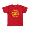 Rejoice Always - Kids T-Shirt-Red-2yrs-Made In Agapé