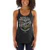Be Strong And Courageous - Ladies' Triblend Racerback Tank-Made In Agapé