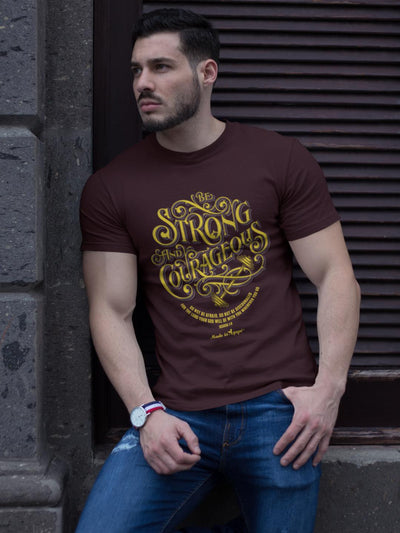 Be Strong and Courageous - Unisex Crew-Made In Agapé