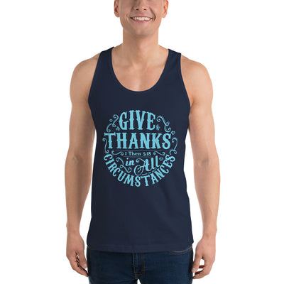Give Thanks In All Circumstances - Unisex Tank-Made In Agapé