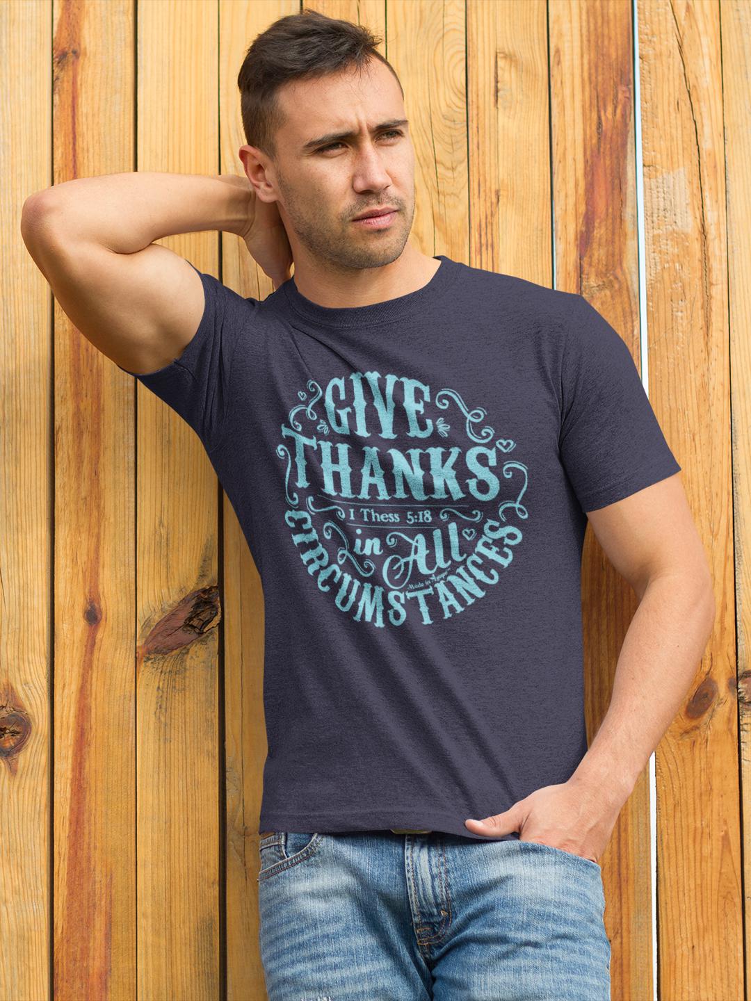Give Thanks In All Circumstances - Unisex Crew-Made In Agapé