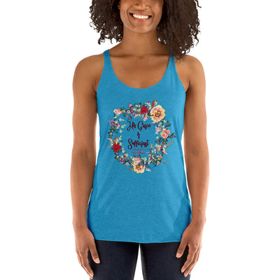 His Grace Is Sufficient - Ladies' Triblend Racerback Tank-Made In Agapé