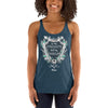Lord Is My Strength And Shield - Ladies' Triblend Racerback Tank-Made In Agapé