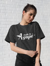 Made In Agapé™ - Cozy Fit Short Sleeve Tee-Made In Agapé