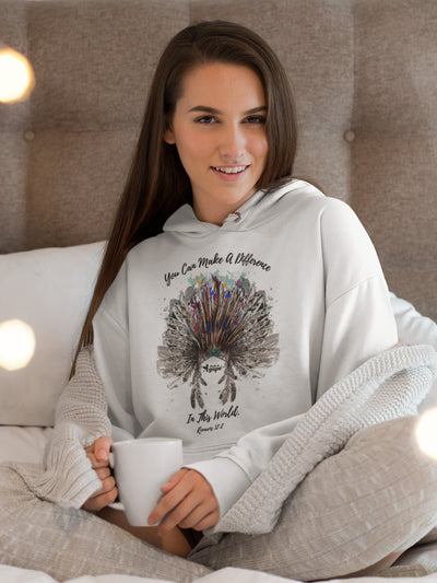 Make A Difference In This World - Women's Hoodie-Made In Agapé