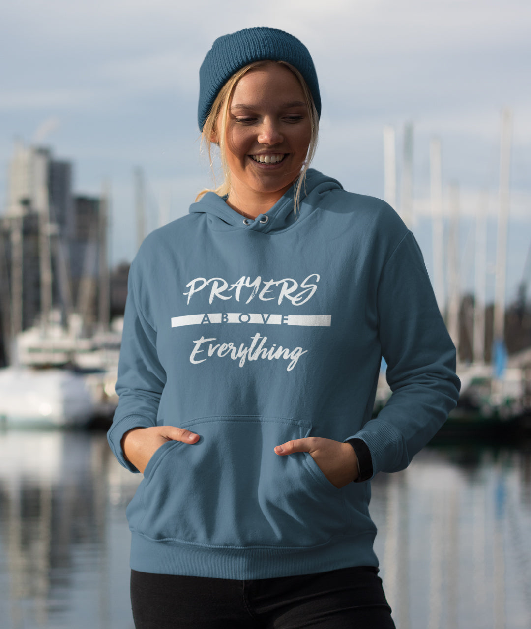 Prayers Above Everything - Women's Hoodie-Made In Agapé