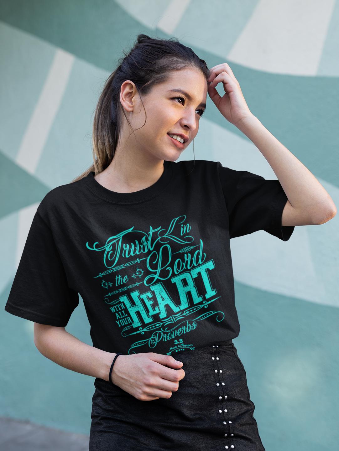 Trust In The Lord - Cozy Fit Short Sleeve Tee-Made In Agapé
