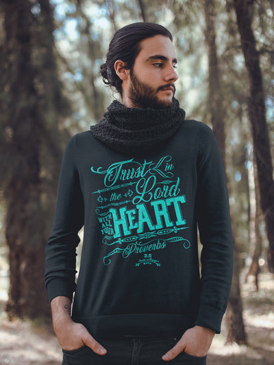 Trust In The Lord - Men's Sweatshirt-Made In Agapé