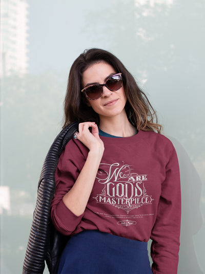 We Are God's Masterpiece - Women's Sweatshirt-Made In Agapé