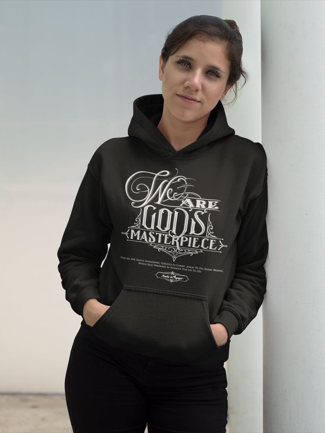 We Are God's Masterpiece - Women's Hoodie-Made In Agapé