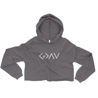 God Greater Than Highs Lows - Women's Crop Hoodie-Storm-S-Made In Agapé