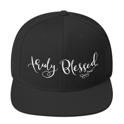 Truly Blessed - Snapback Hat-Black-Made In Agapé
