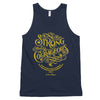 Be Strong And Courageous - Unisex Tank-Navy-XS-Made In Agapé