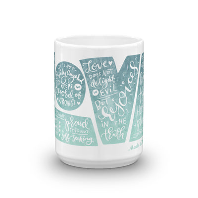 LOVE Protects - Coffee Mug-15oz-Front-Made In Agapé