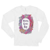 Never Give Up - Unisex Long Sleeve Shirt-White-S-Made In Agapé