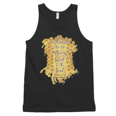 Kind Words Are Like Honey - Unisex Tank-Black-XS-Made In Agapé