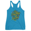 She's More Precious Than Rubies - Ladies' Triblend Racerback Tank-Vintage Turquoise-XS-Made In Agapé