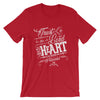Trust In The Lord - Cozy Fit Short Sleeve Tee-Red-S-Made In Agapé