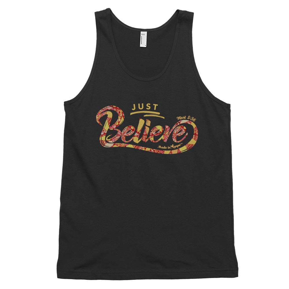 Just Believe - Unisex Tank-Black-XS-Made In Agapé