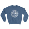 Give Thanks In All Circumstances - Women's Sweatshirt-Indigo Blue-S-Made In Agapé