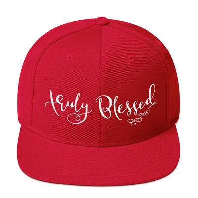 Truly Blessed - Snapback Hat-Red-Made In Agapé