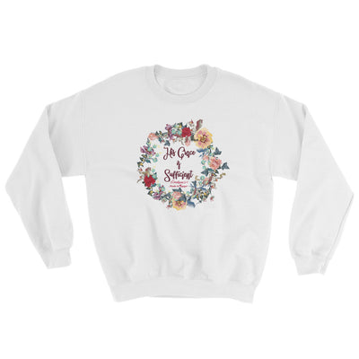 His Grace Is Sufficient - Women's Sweatshirt-White-S-Made In Agapé