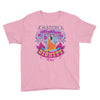 Clothed With Strength And Dignity - Youth Short Sleeve Tee-CharityPink-XS-Made In Agapé
