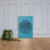Nothing Impossible With God - Canvas Wall Art-24×36-Made In Agapé