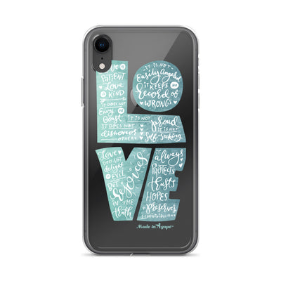 LOVE Is Patient - iPhone Case-iPhone XR-Made In Agapé