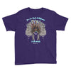 Make A Difference In This World - Youth Short Sleeve Tee-Purple-XS-Made In Agapé