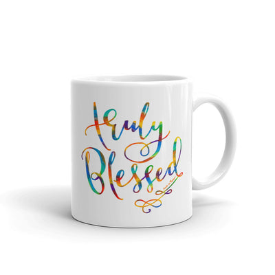 Truly Blessed - Coffee Mug-11oz-Made In Agapé