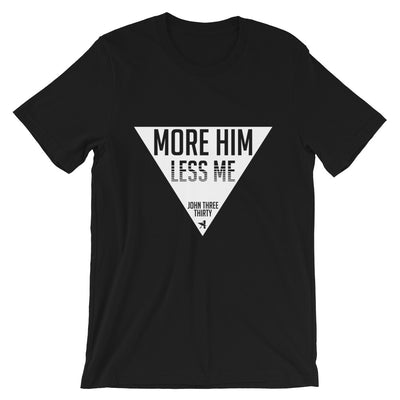 More Him Less Me - Cozy Fit Short Sleeve Tee-Black-XS-Made In Agapé