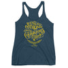 Be Strong And Courageous - Ladies' Triblend Racerback Tank-Indigo-XS-Made In Agapé
