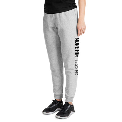 More Him Less Me - Unisex Fleece Joggers-Made In Agapé