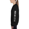 More Him Less Me - Women's Sweatshirt-Black-S-Made In Agapé